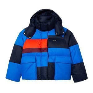 Lacoste Womens/Ladies  Removable Oversized Puffer Jacket / Navy